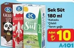 SEK SÜT 180 ML